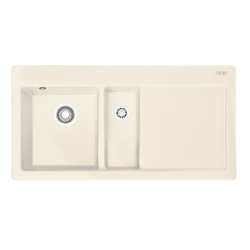 Zlewozmywak ceramiczny Franke MYTHOS MTK 651-100 LEWA KOMORA KREMOWY 124.0379.863